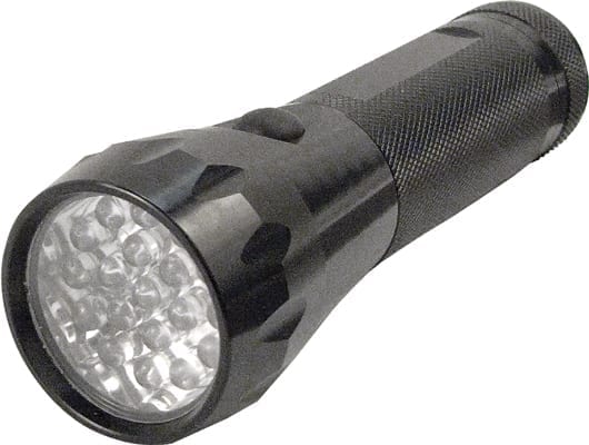 Black 19 LED flashlight