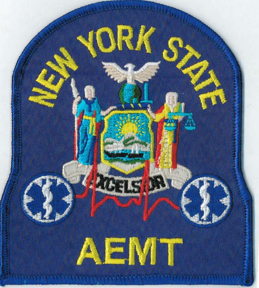 New York State AEMT Advanced Emergency Medical Tech Patch