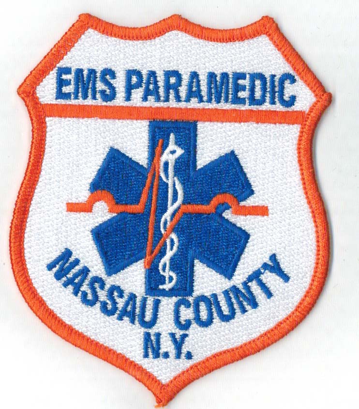 Nassau County NY EMS Paramedic patch (NYC style)