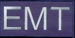 EMT Back Patch